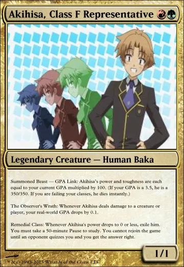 Akihisa Class F Representative