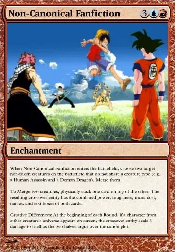 Non Canonical Fanfiction
