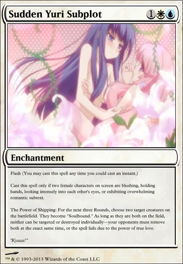 Sudden Yuri Subplot
