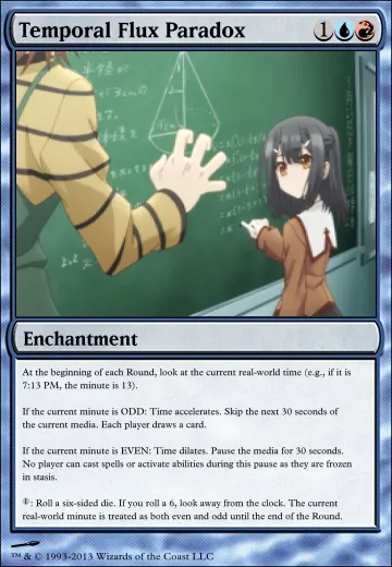 Temporal Flux Paradox